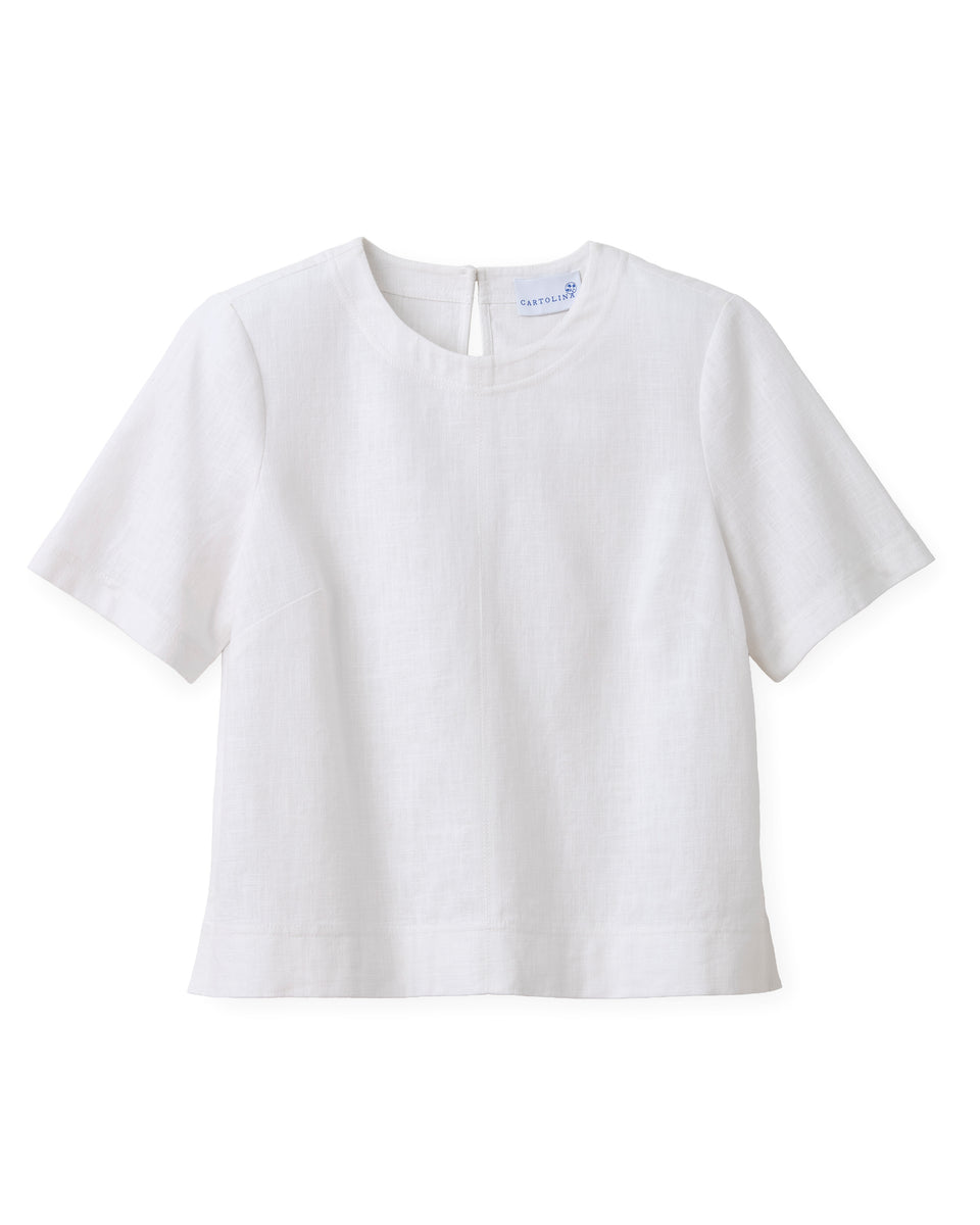 SU26 Chloe Top-Bright White – Cartolina
