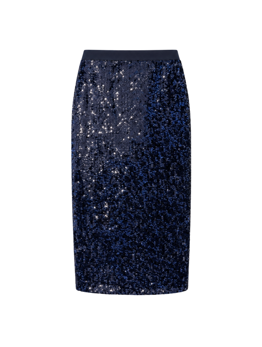 Cartolina HO26 Mulberry Midi Skirt-Sapphire