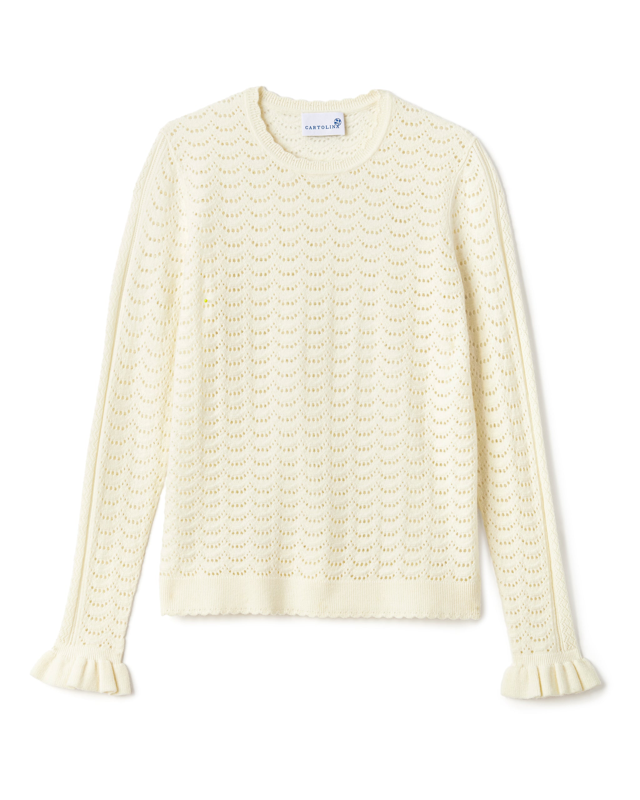 Angela Long Sleeve Sweater-Ivory – Cartolina