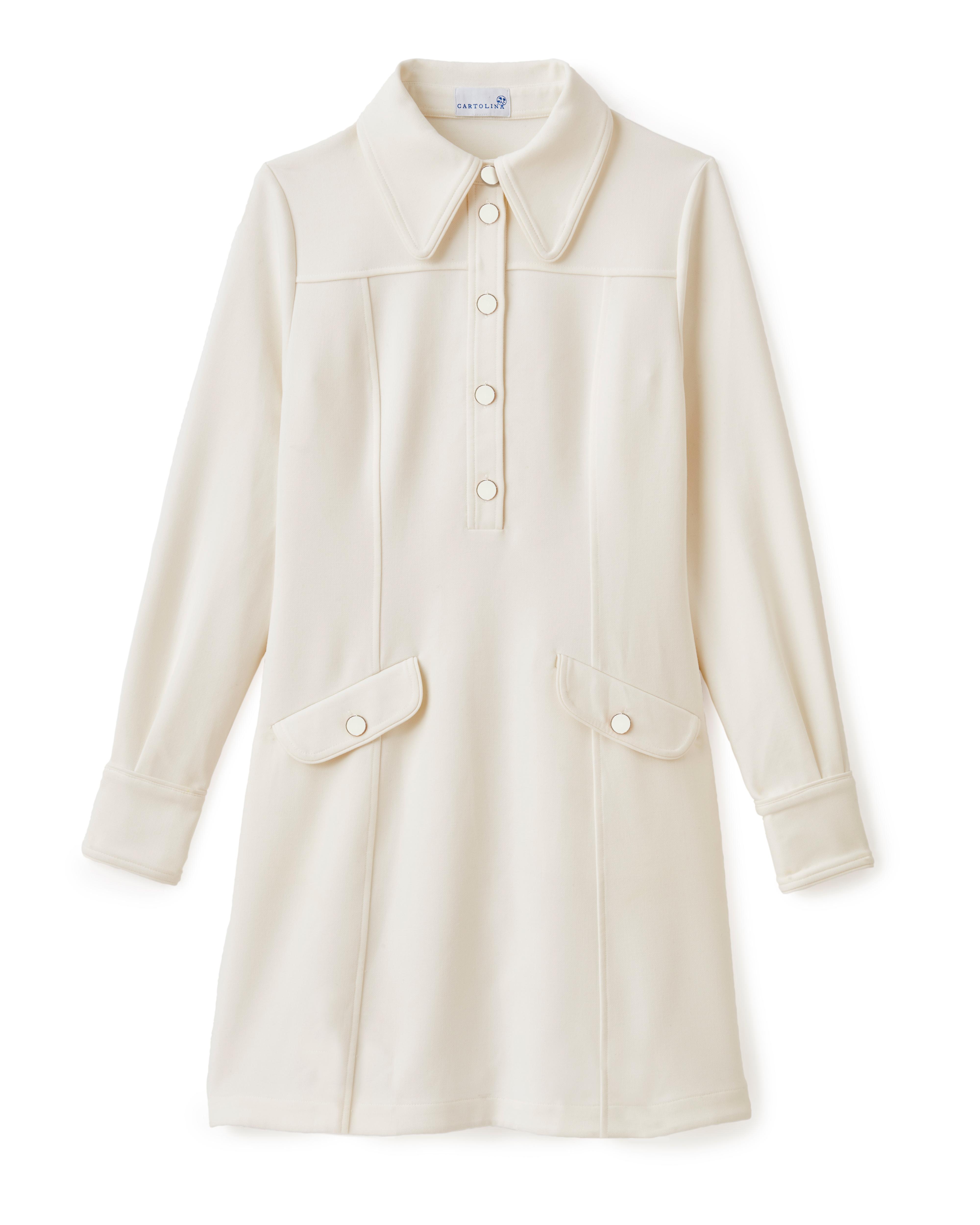 Hayes Dress-Ivory Cartolina Hayes Dress-Ivory Cartolina