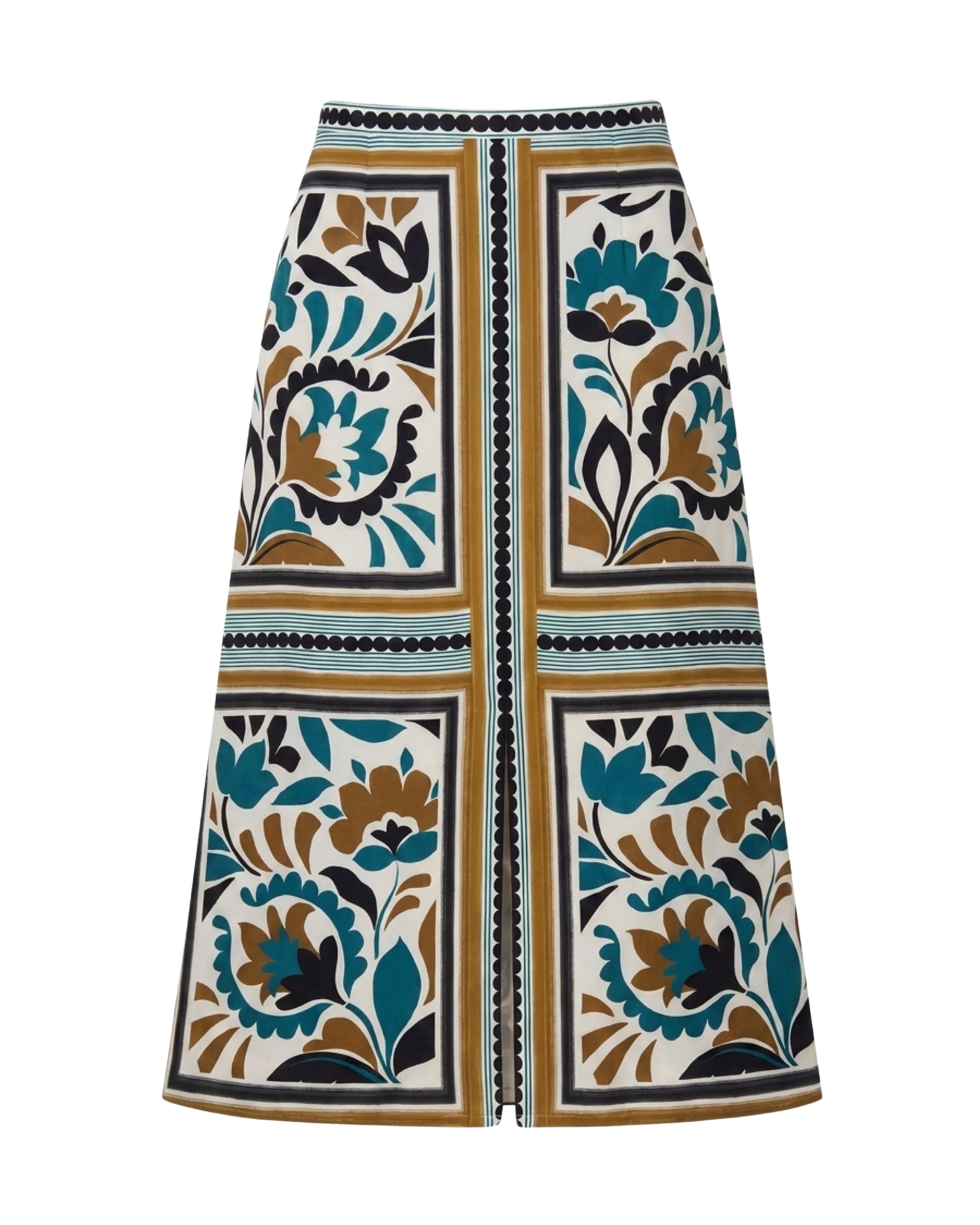 FA26 Clara Skirt Stained Glass Floral