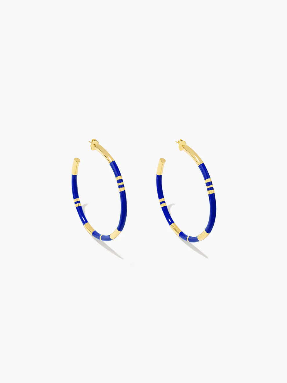 Bidermann Positano Lapis Hoop Earrings