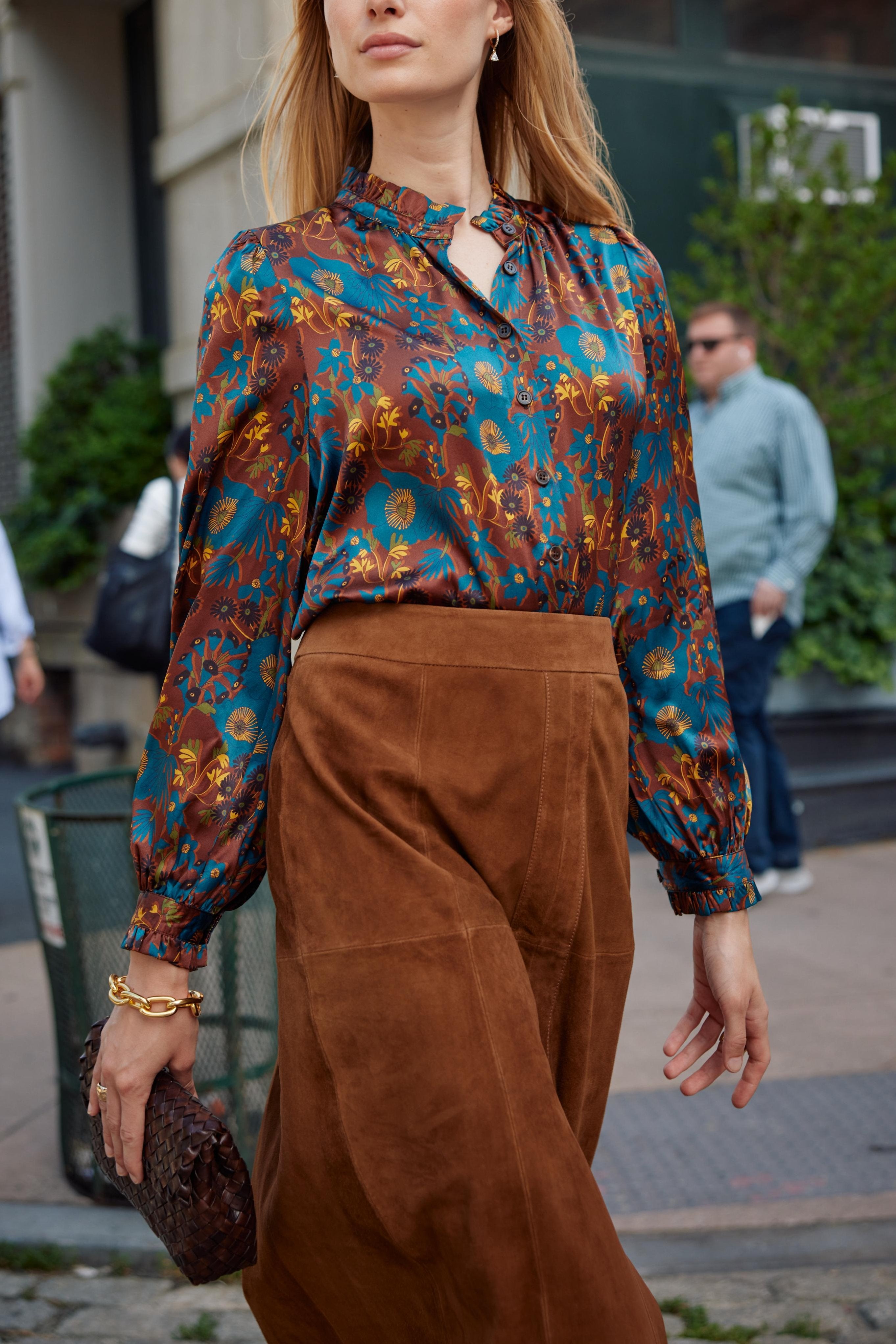 Clara Skirt-Suede-Saddle – Cartolina