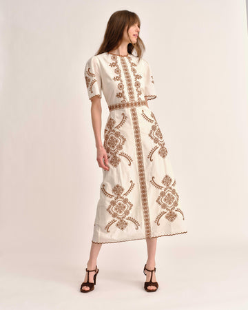 SP26 Bobbi Midi Dress-Ivory – Cartolina