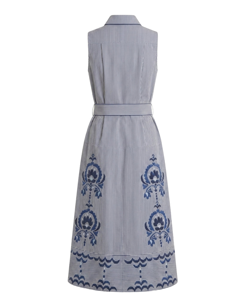 FA26 Francesca Dress-Parkside Floral Stripe XXS