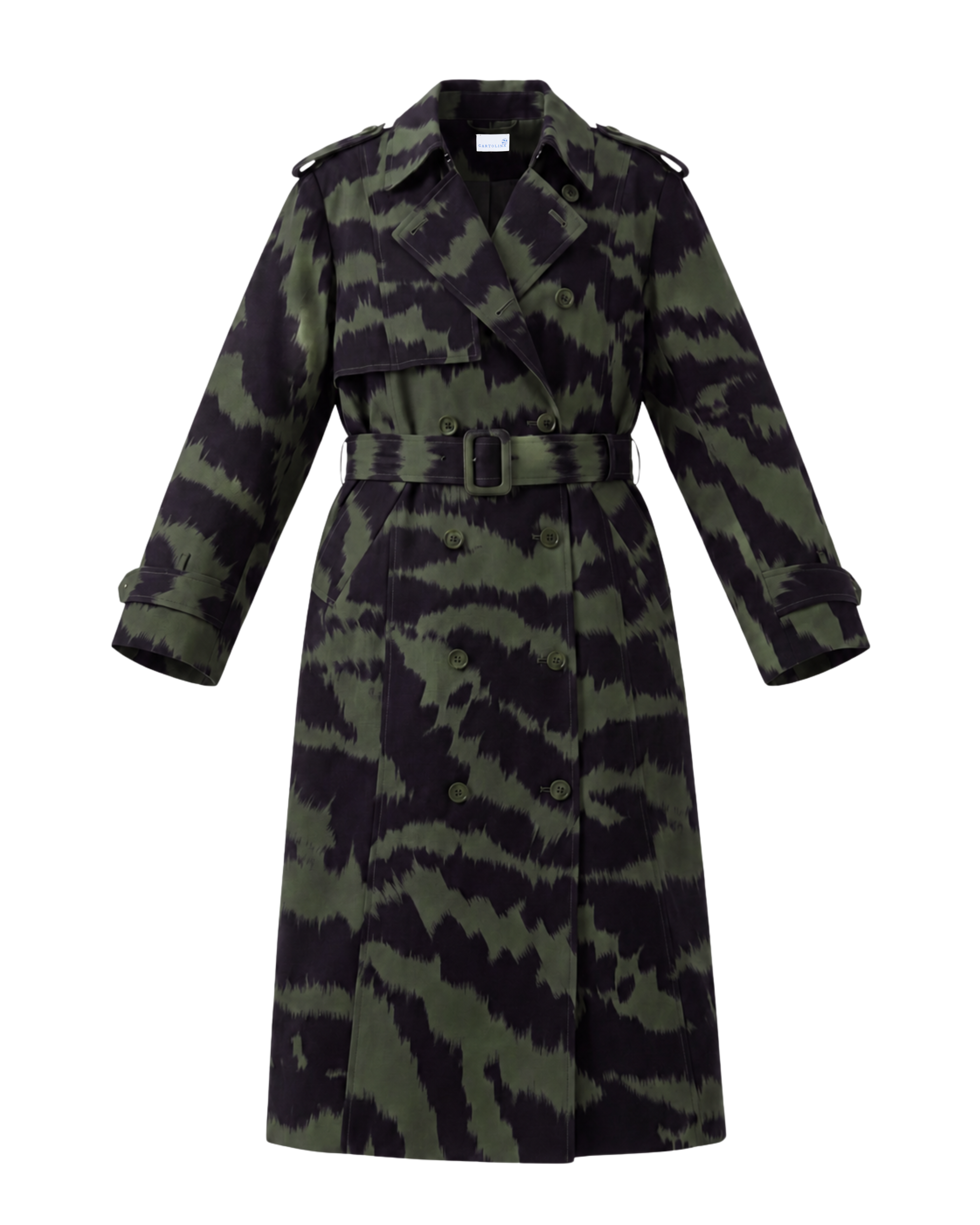 FA26 Kennedy Trench Coat Abstract Anamalier