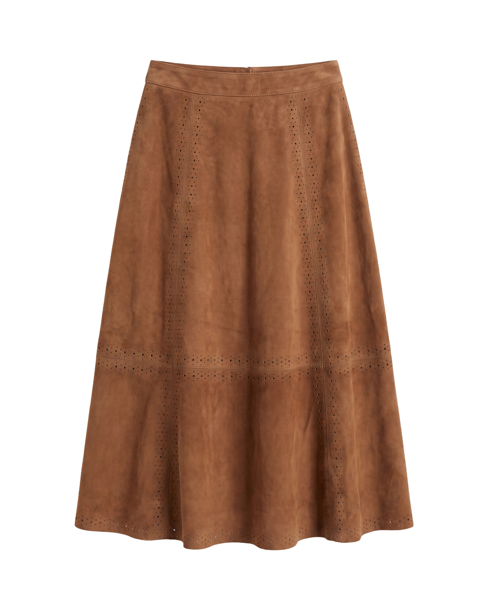 Cartolina FA26 Presley Skirt-Chestnut