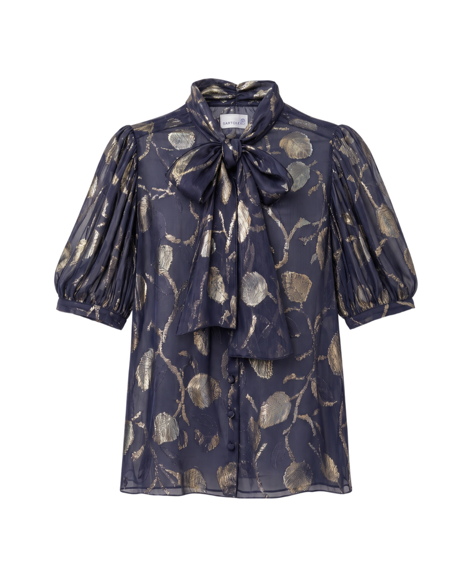 Cartolina HO26 Peggy Blouse-Foothill Leaf Metallic