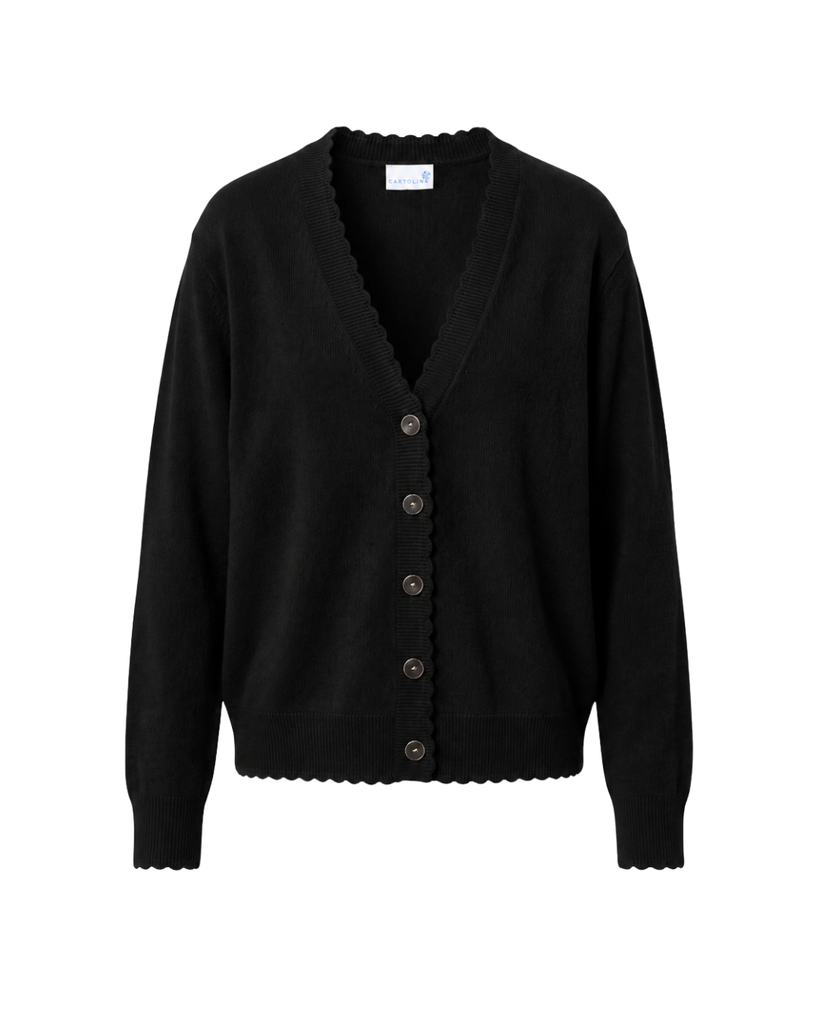 FA26 Elissa Cardigan-Noir – Cartolina