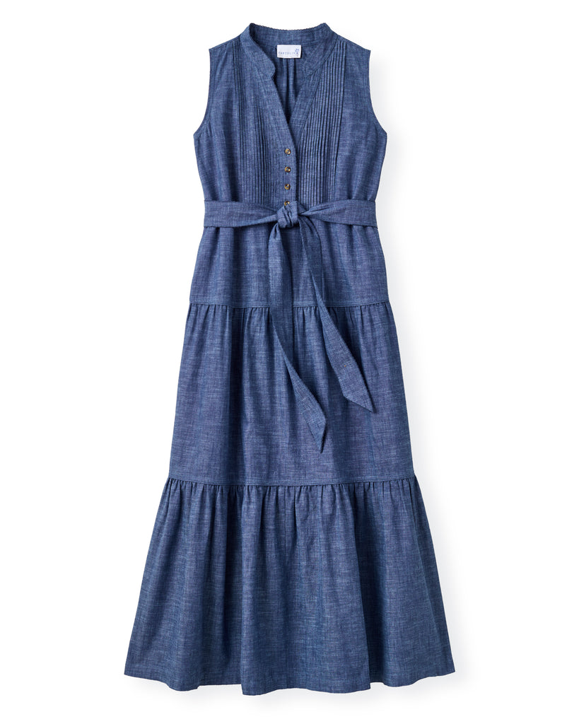 Rain Midi Dress-Dark Navy 0