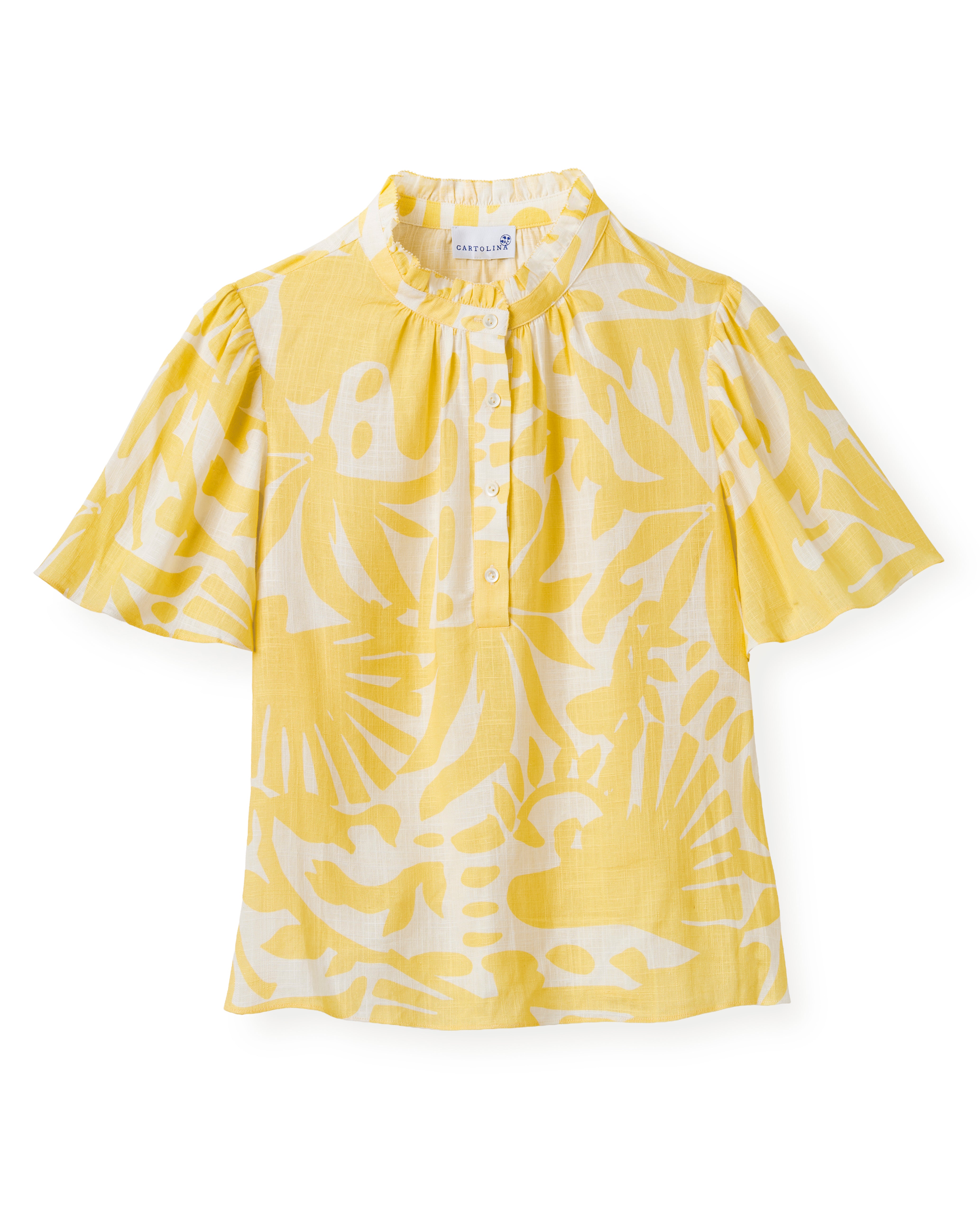 SU26 Emery Top Parrish Geo Print Banana
