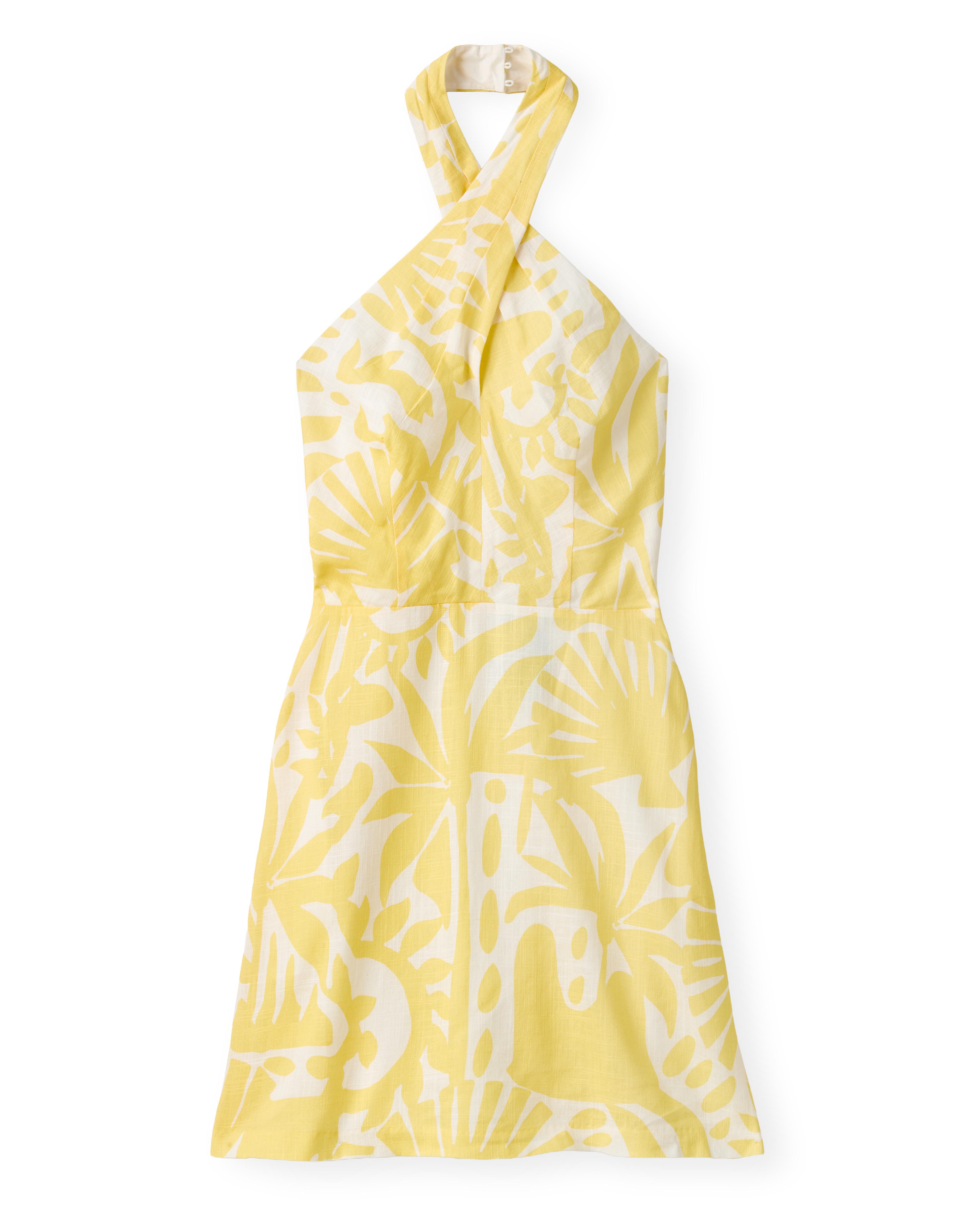 SU26 Moran Dress Parrish Geo Print Banana