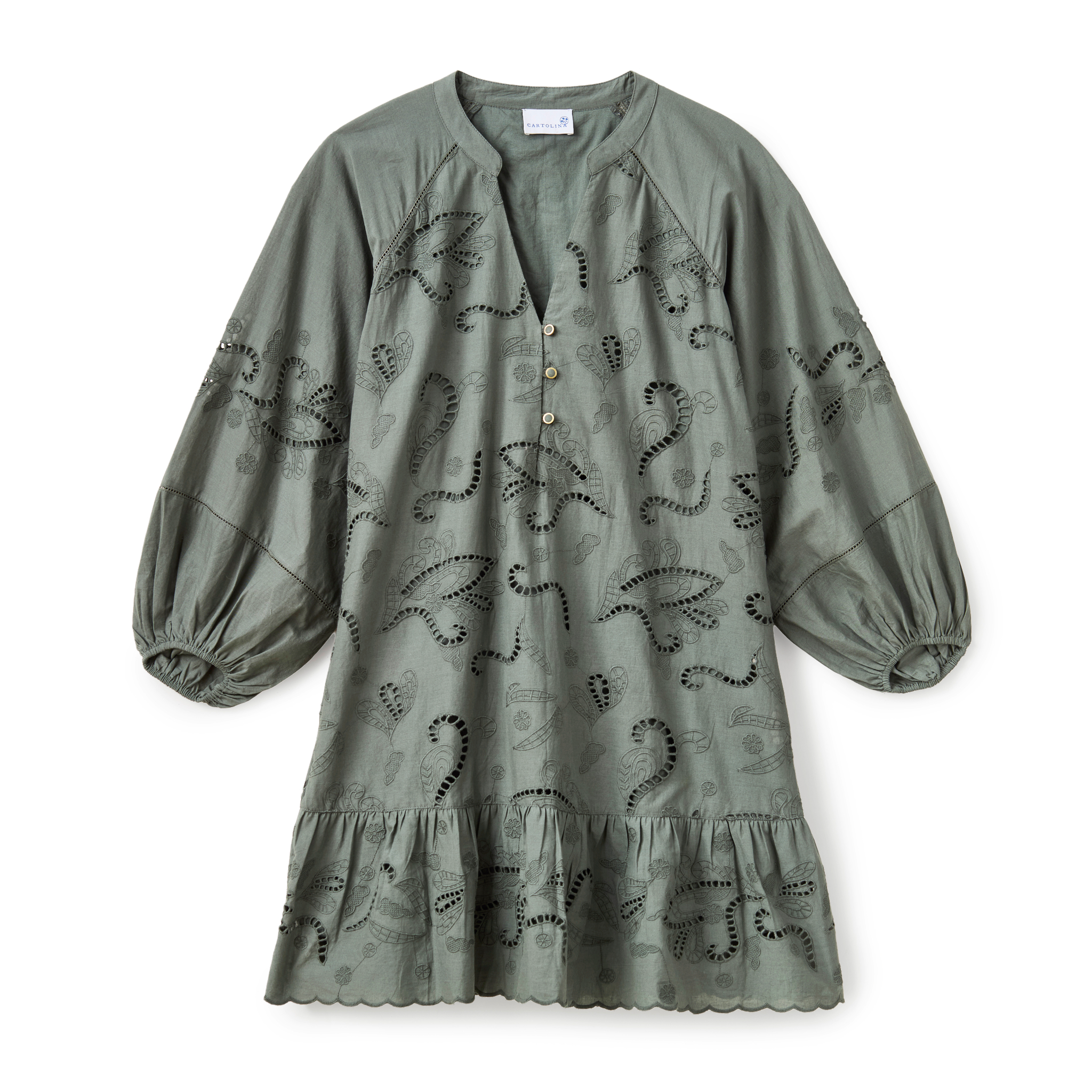 SP26 Selwin Mini Dress-Moss