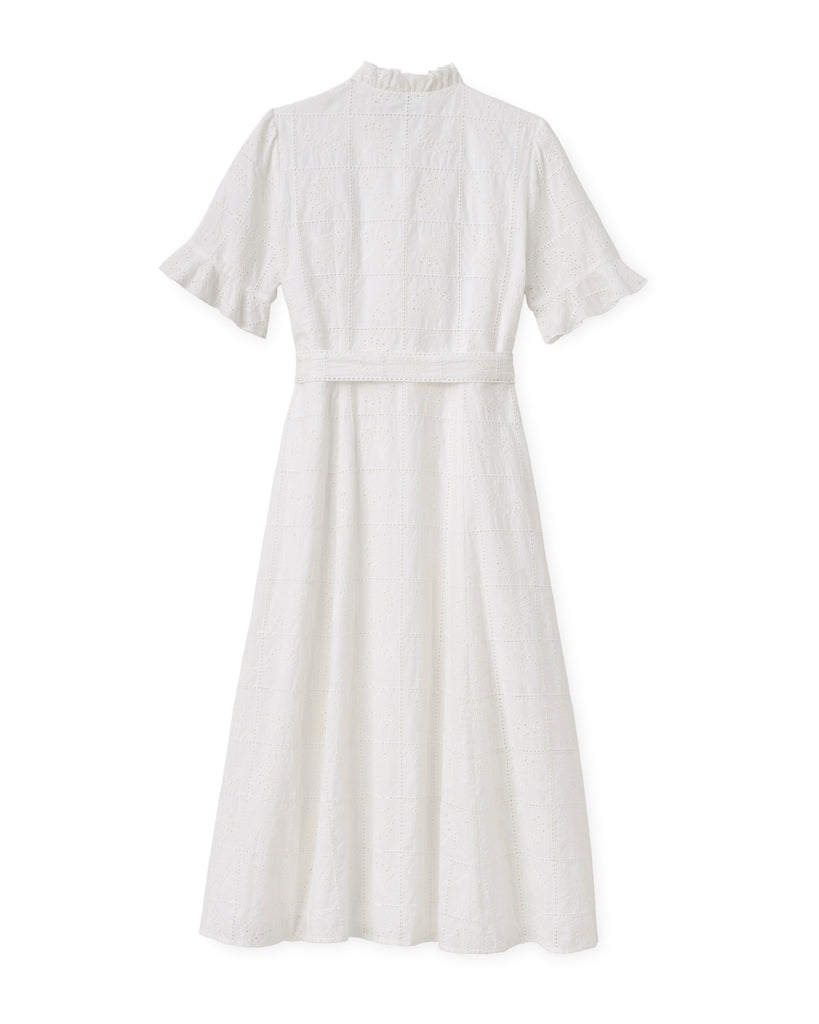 SU26 Aria Midi Dress-Soft White L