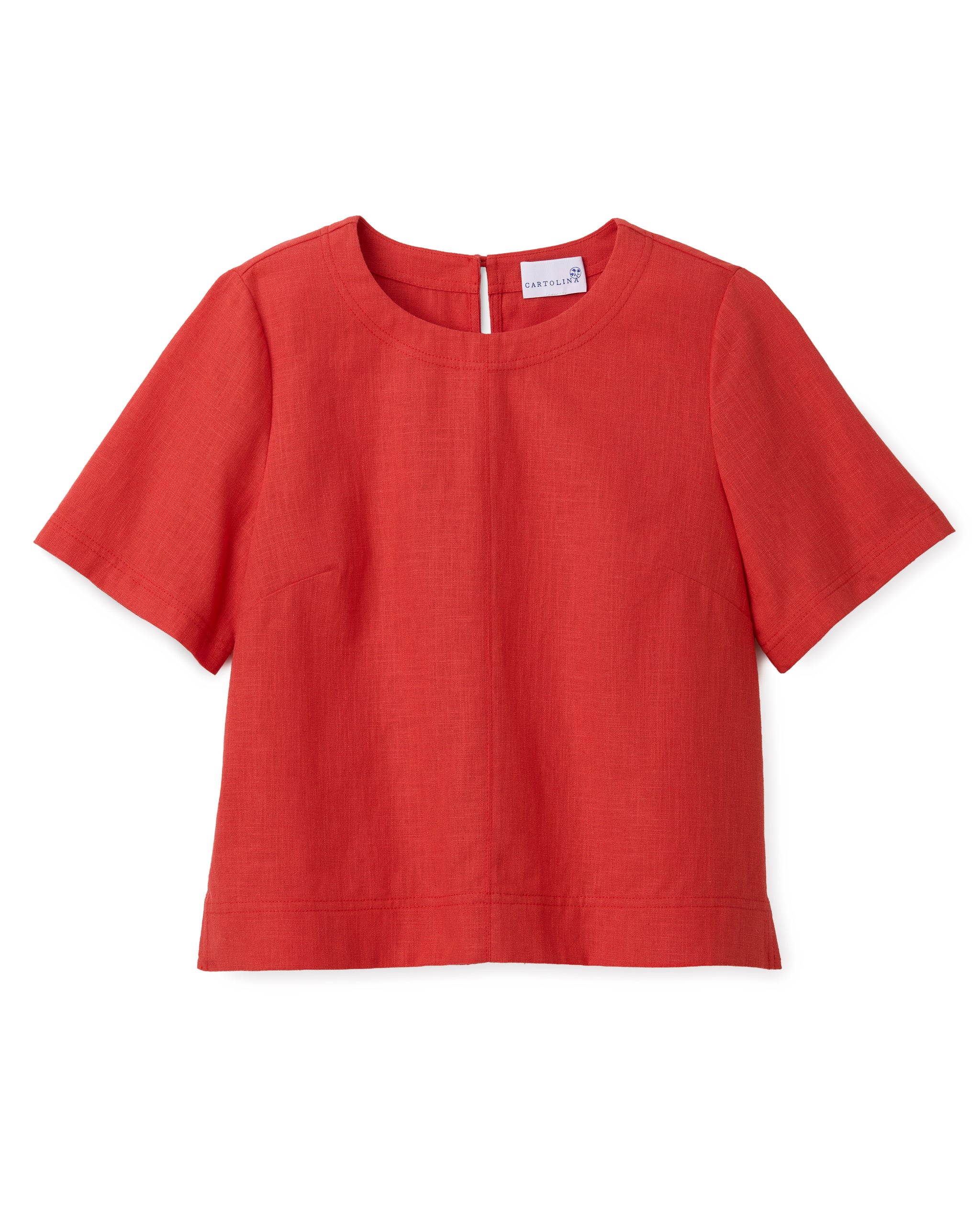 SU26 Chloe Top-Poppy – Cartolina