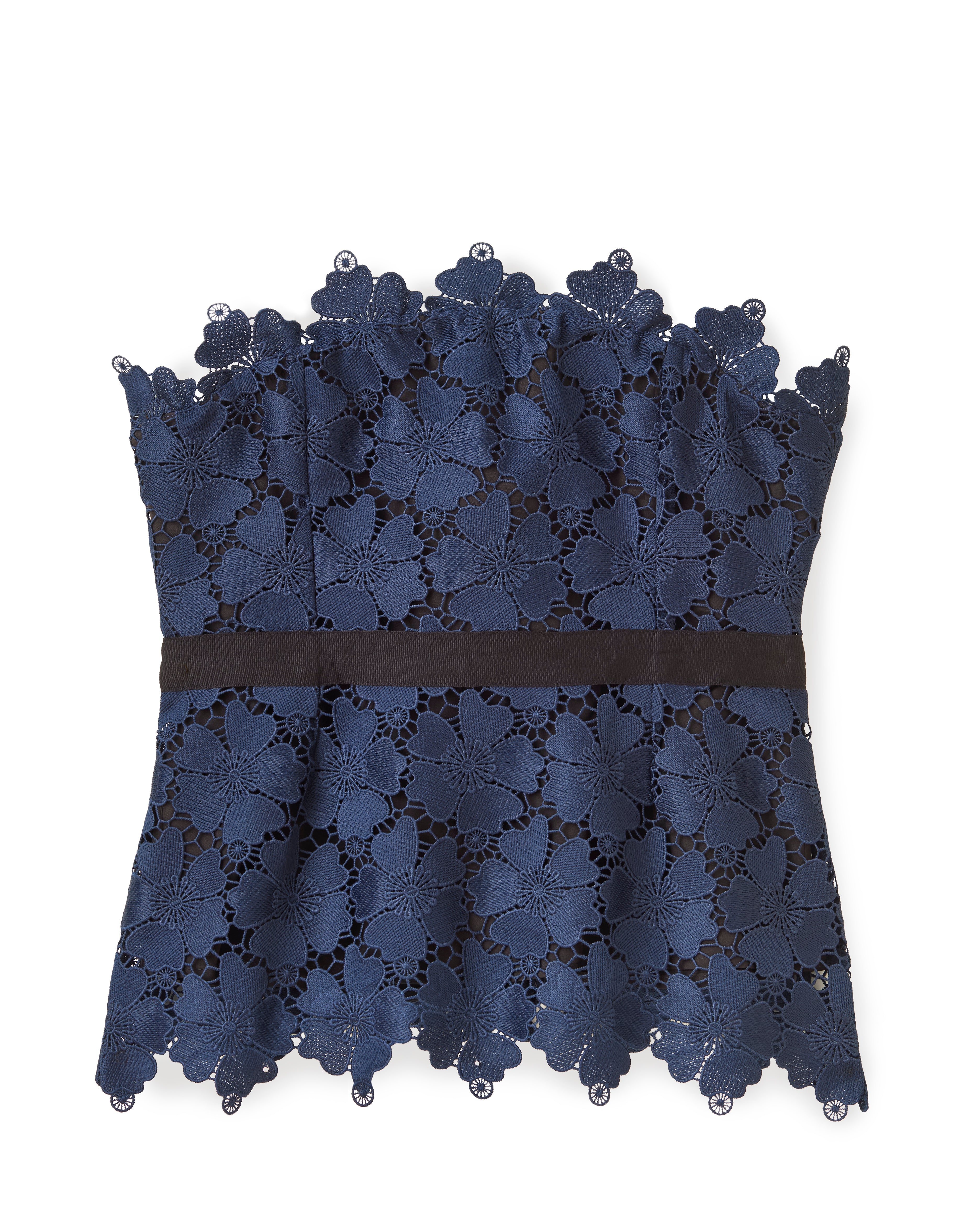 SP26 Romita Peplum Top Midnight