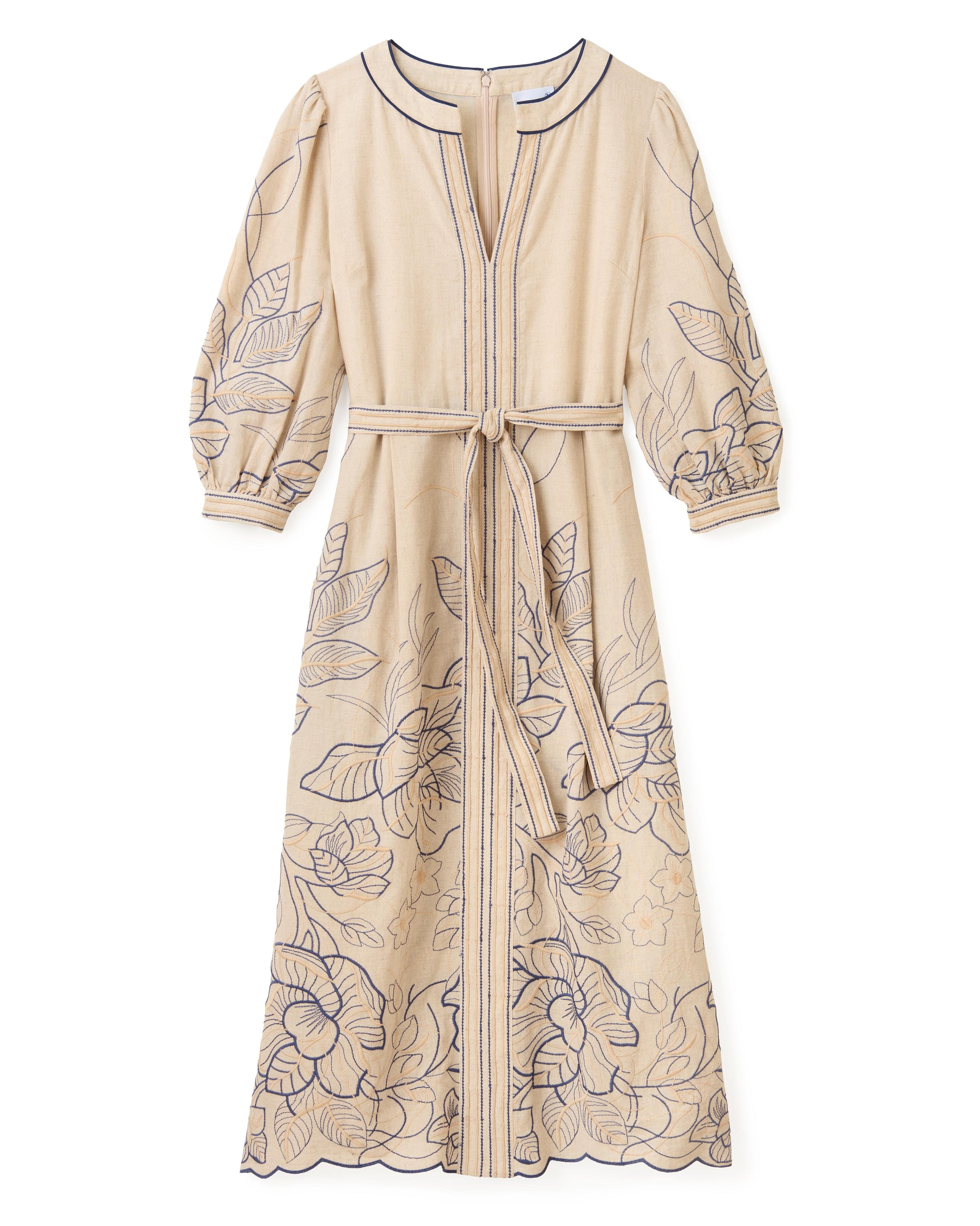 Sandy Midi Dress-Natural Linen L