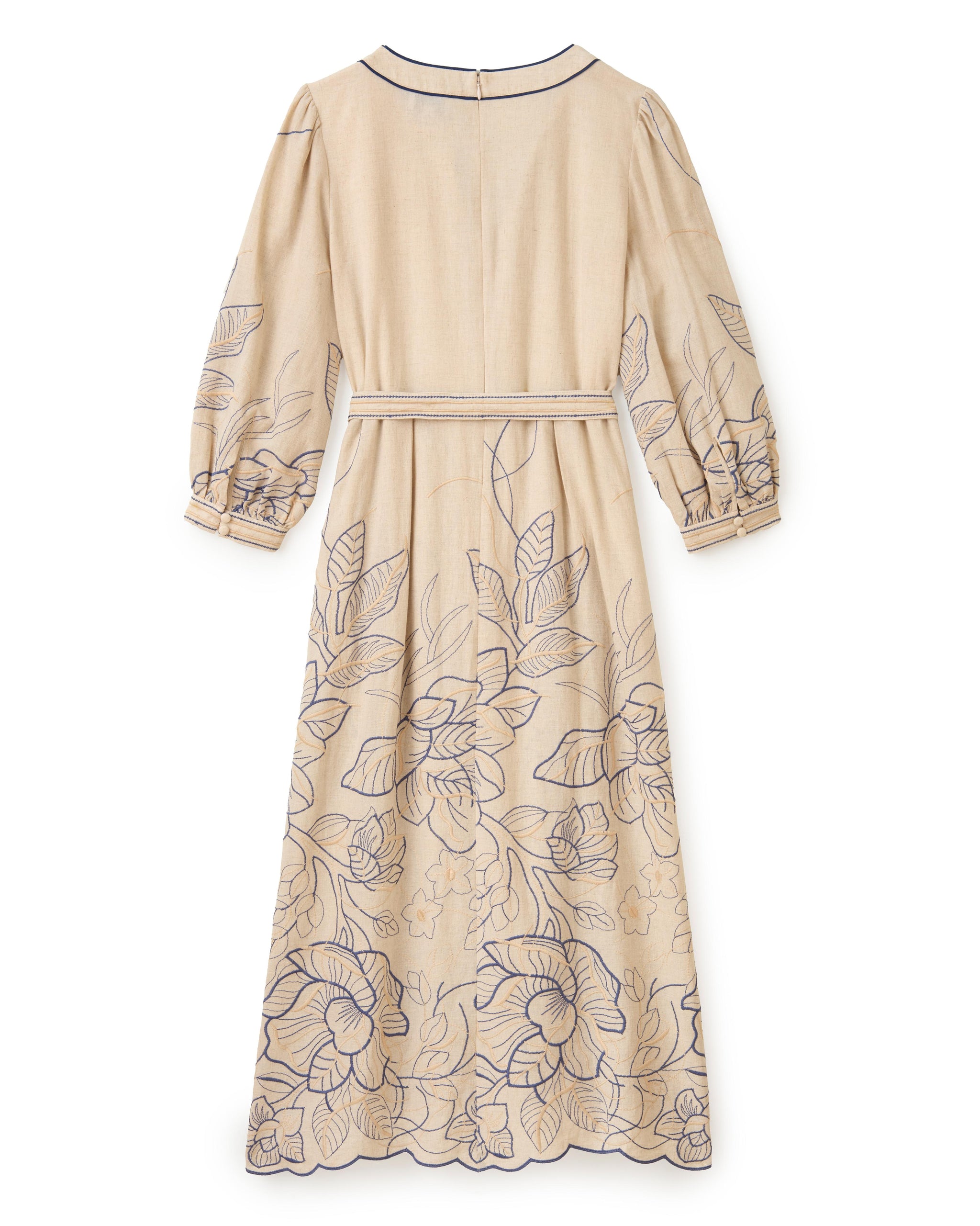 Sandy Midi Dress-Natural Linen – Cartolina