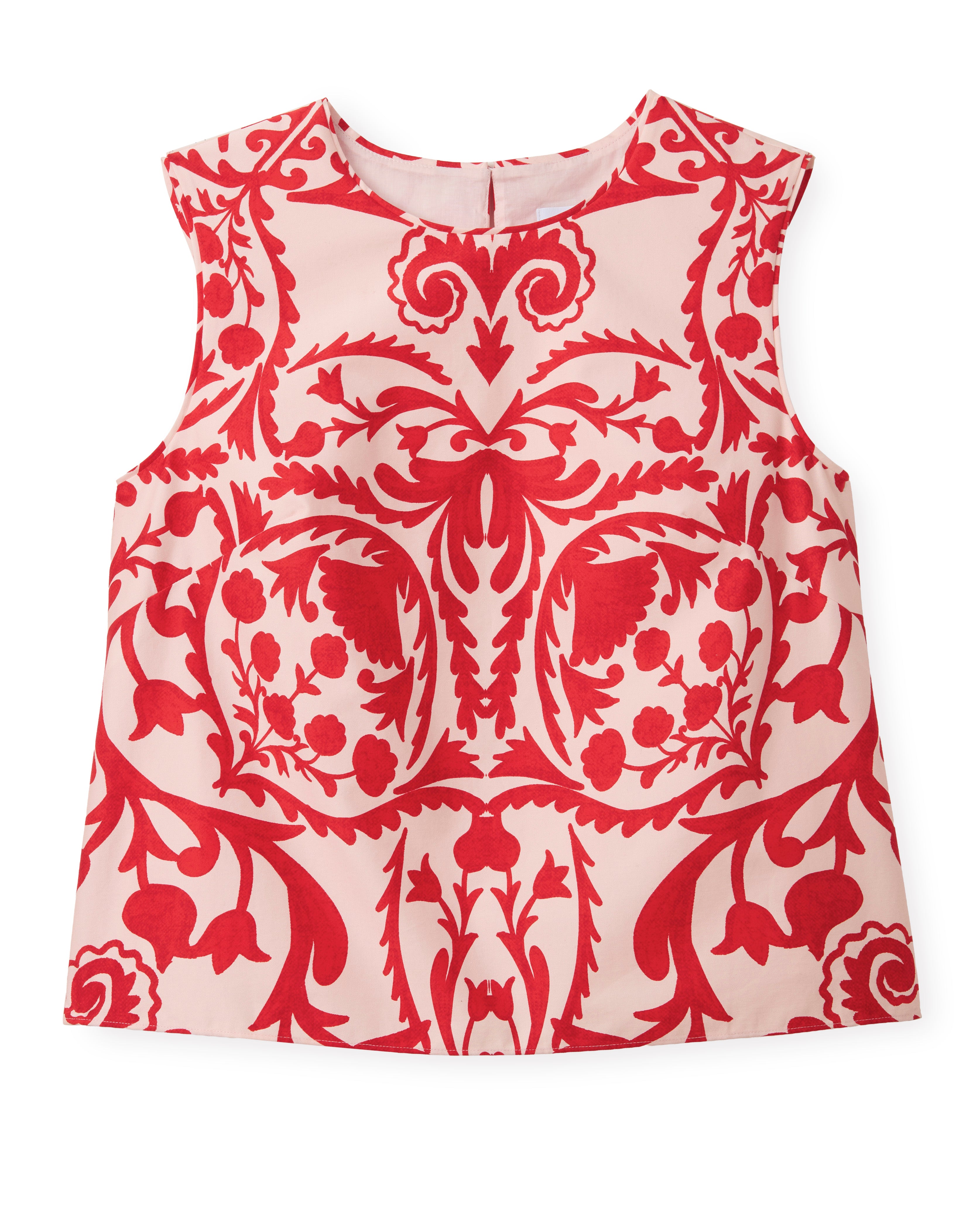 SU26 Linda Shell Top Faraway Print Poppy