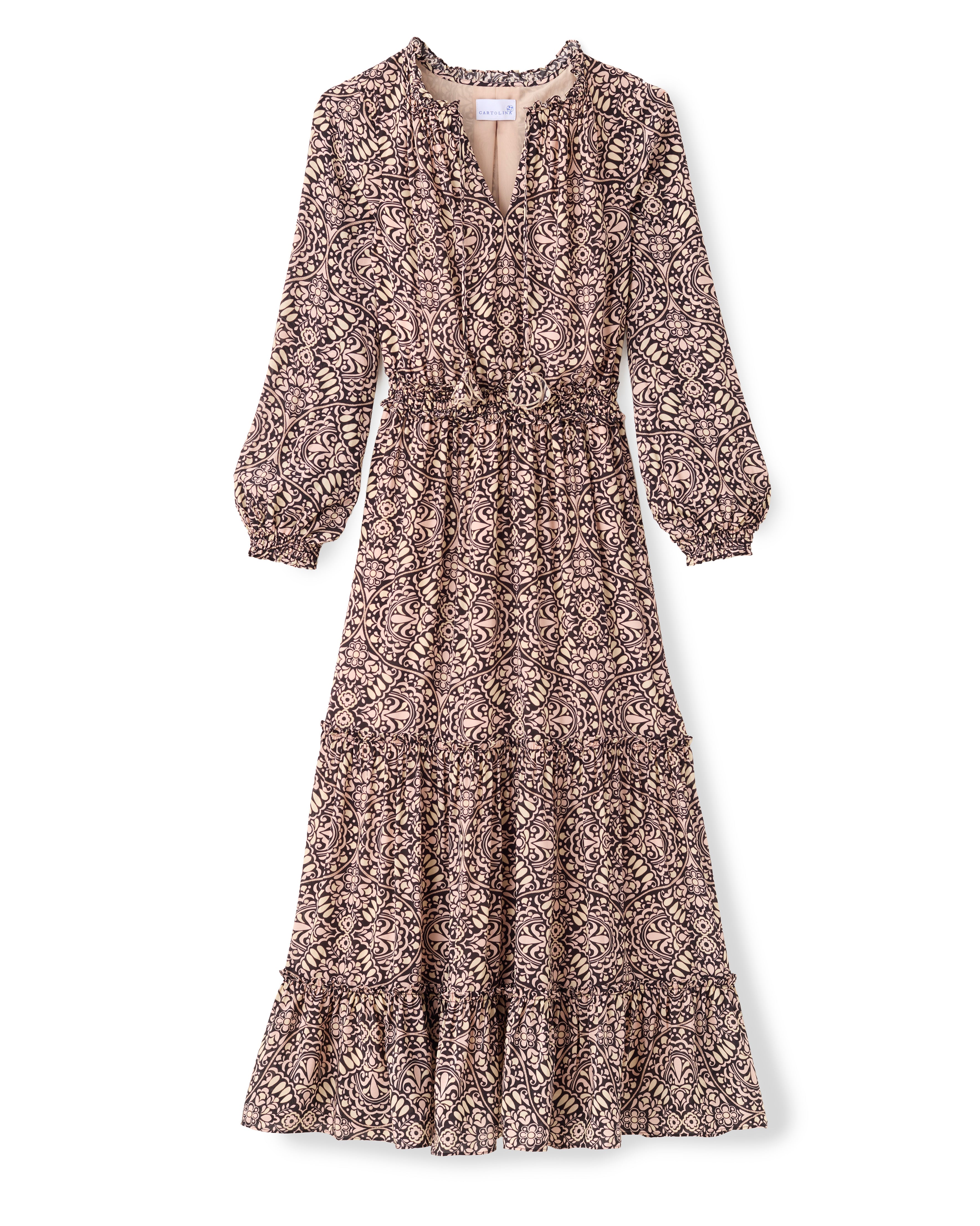 SP26 Radcliff Dress Flor Medallion Cottage