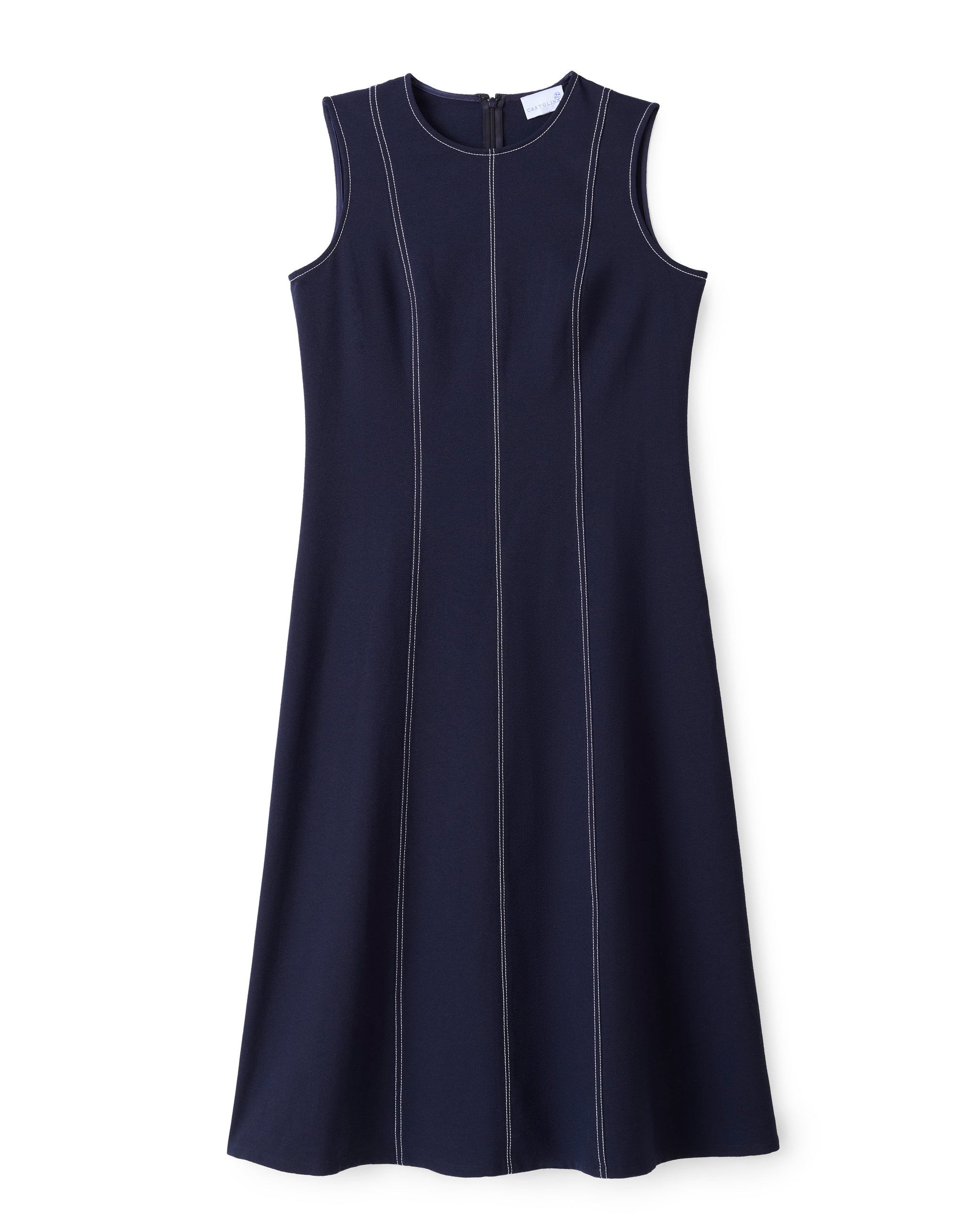 green emerald velvet dress Rain Midi Dress-Dark Navy 0